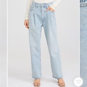 Agolde Fold Waistband Jeans